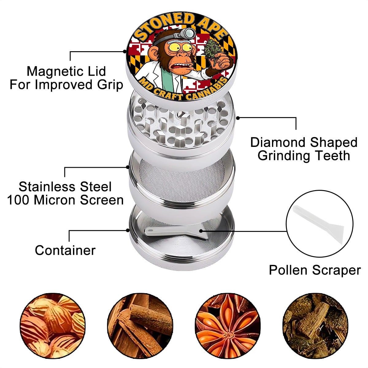 Stoned Ape Grinder *Free Shipping*